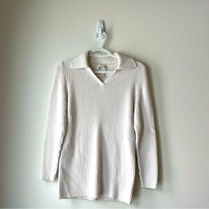 Vintage Braemar by Jeremy Scott Ribbed Knit Sweater – Size Medium 100% Cotton